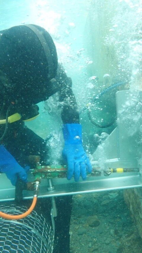 今回は海底取水管交換工事の様子をお届けします⛑️  水の下で進む工事は、地上からは見えませんが  “当たり前の稼働”を支える大事な仕事。  見えないところで、海と暮らしをつないでいる
潜水士の、かっこいいお仕事です😊✨  #船上作業員
#潜水士
#海洋土木 
#求人募集 
#海を守るヒーロー